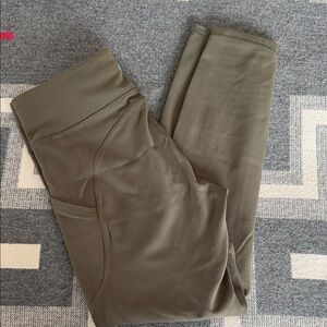 Olive Green Lululemon  Leggings
